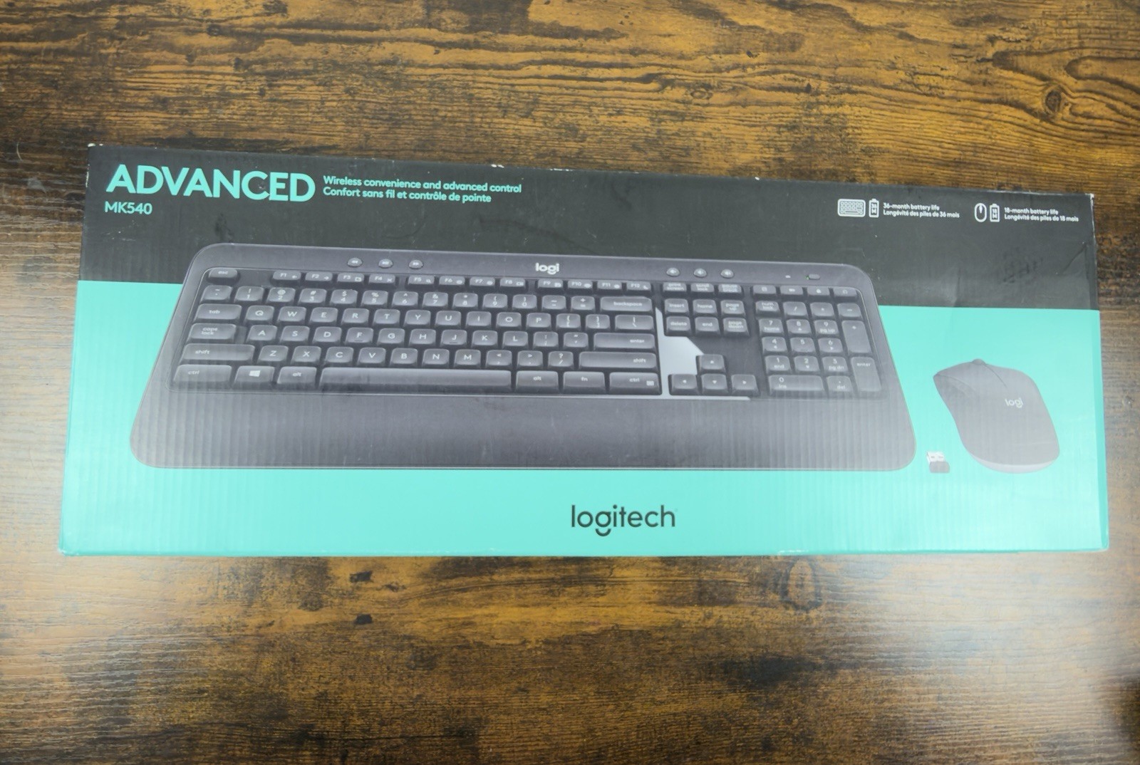 Brand New Logitech MK540 Advanced Wireless Keyboard and Mouse Combo