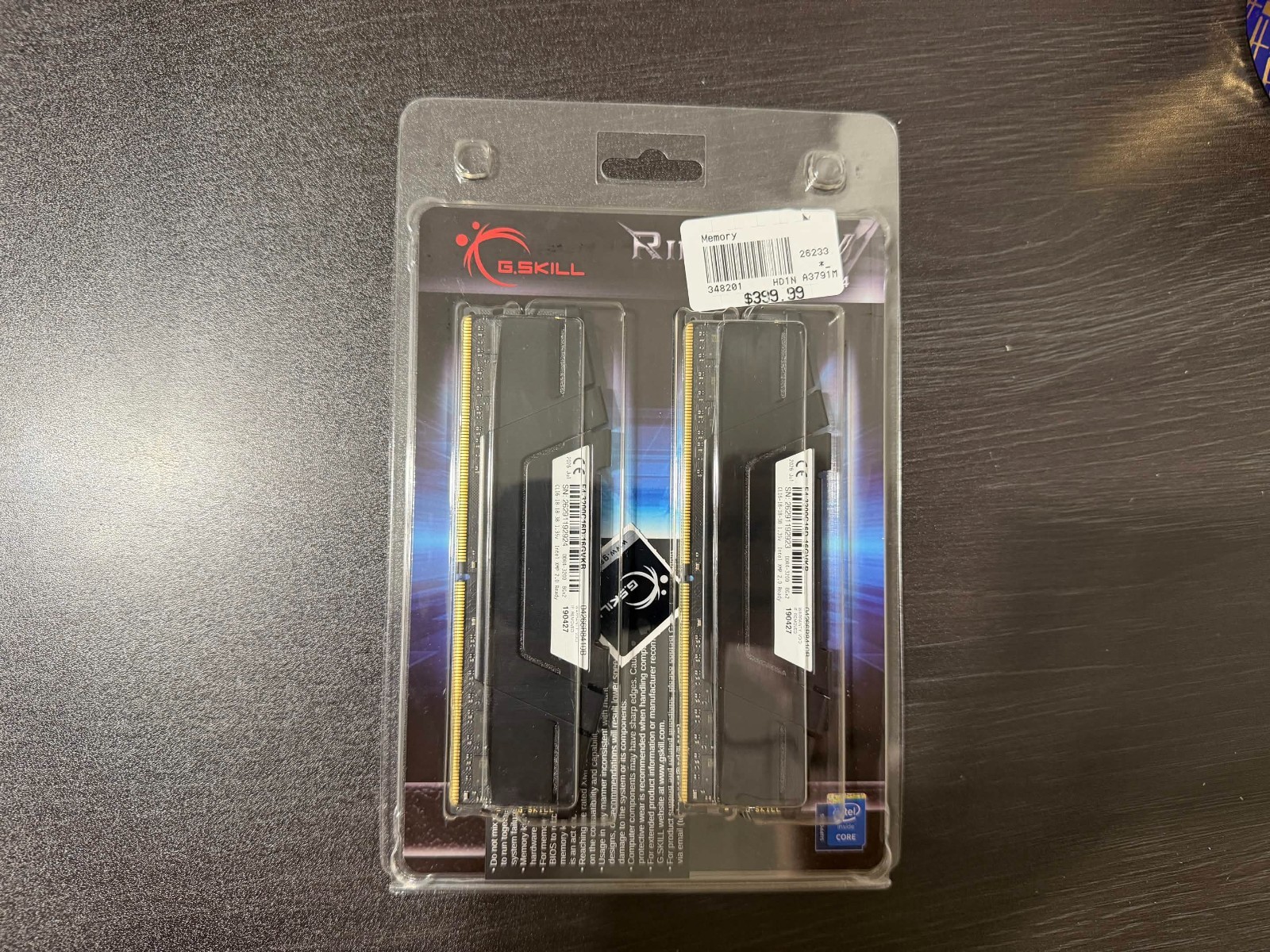 G.SKILL 16GB (2 x 8GB) Ripjaws V Series DDR4 3200 PC4-25600 Black