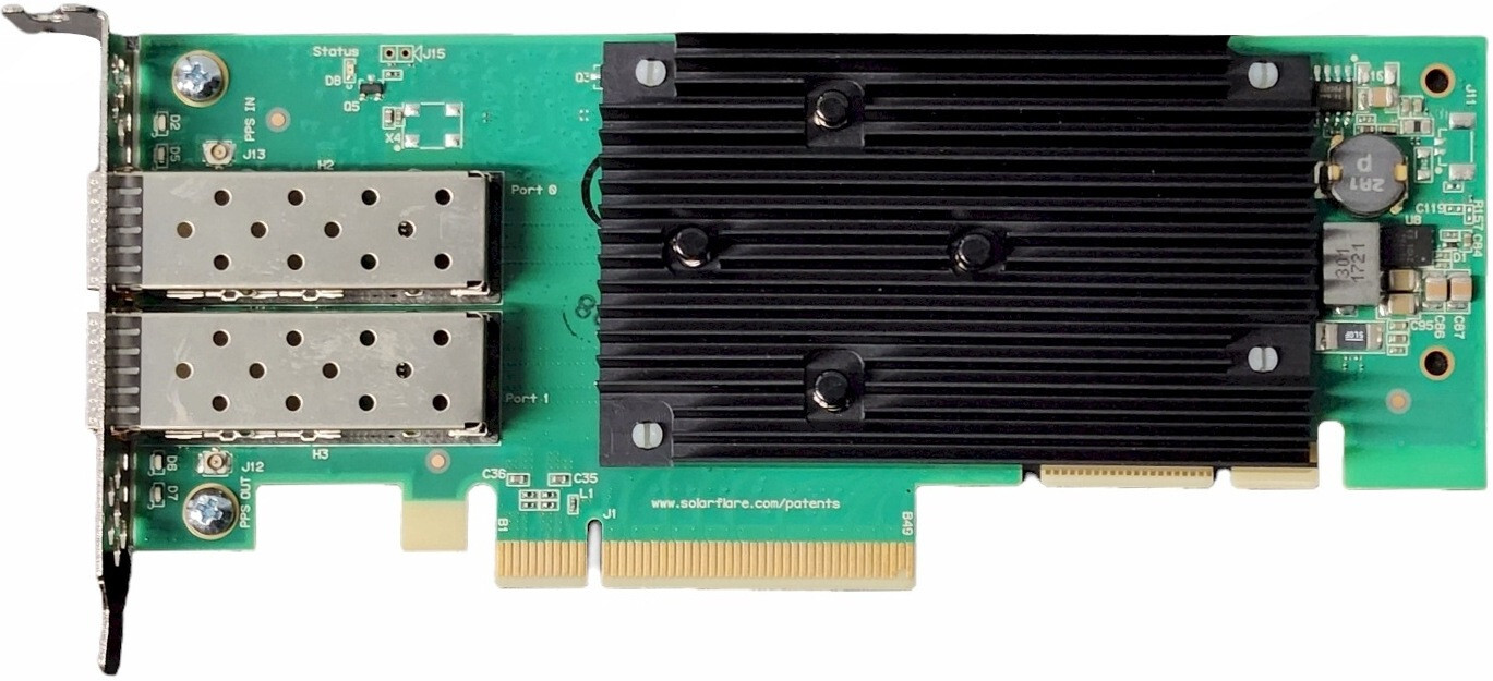 Solarflare XtremeScale X2522-25G-PLUS Dual Port 25GbE Server Adapter Low Profile