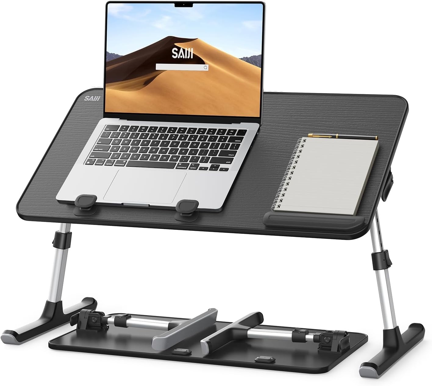 Ergonomic Laptop Bed Table with Adjustable Heights - Lightweight & Sturdy