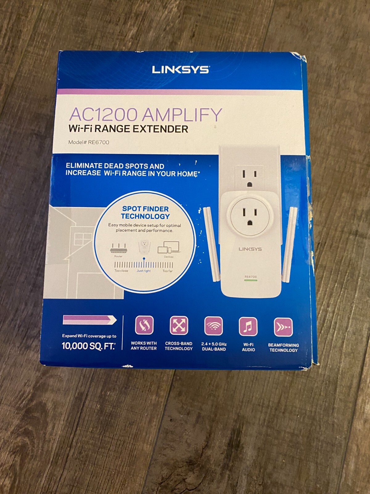 Linksys RE6700 AC1200 Amplify Dual-Band Wi-Fi Range Extender