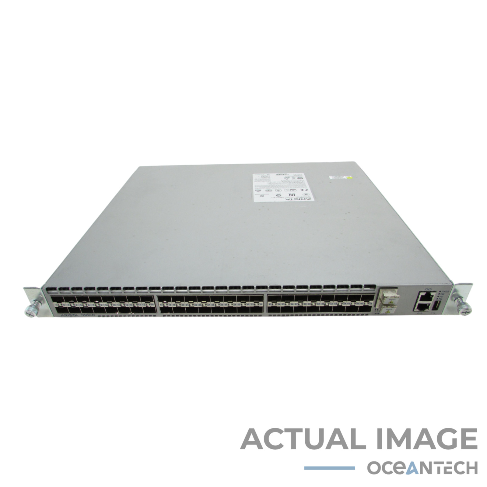 Arista DCS-7050SX-72-R 8xSFP+ & 6x40GbE (2x MXP) 2x PWR-500AC-R Ethernet Switch