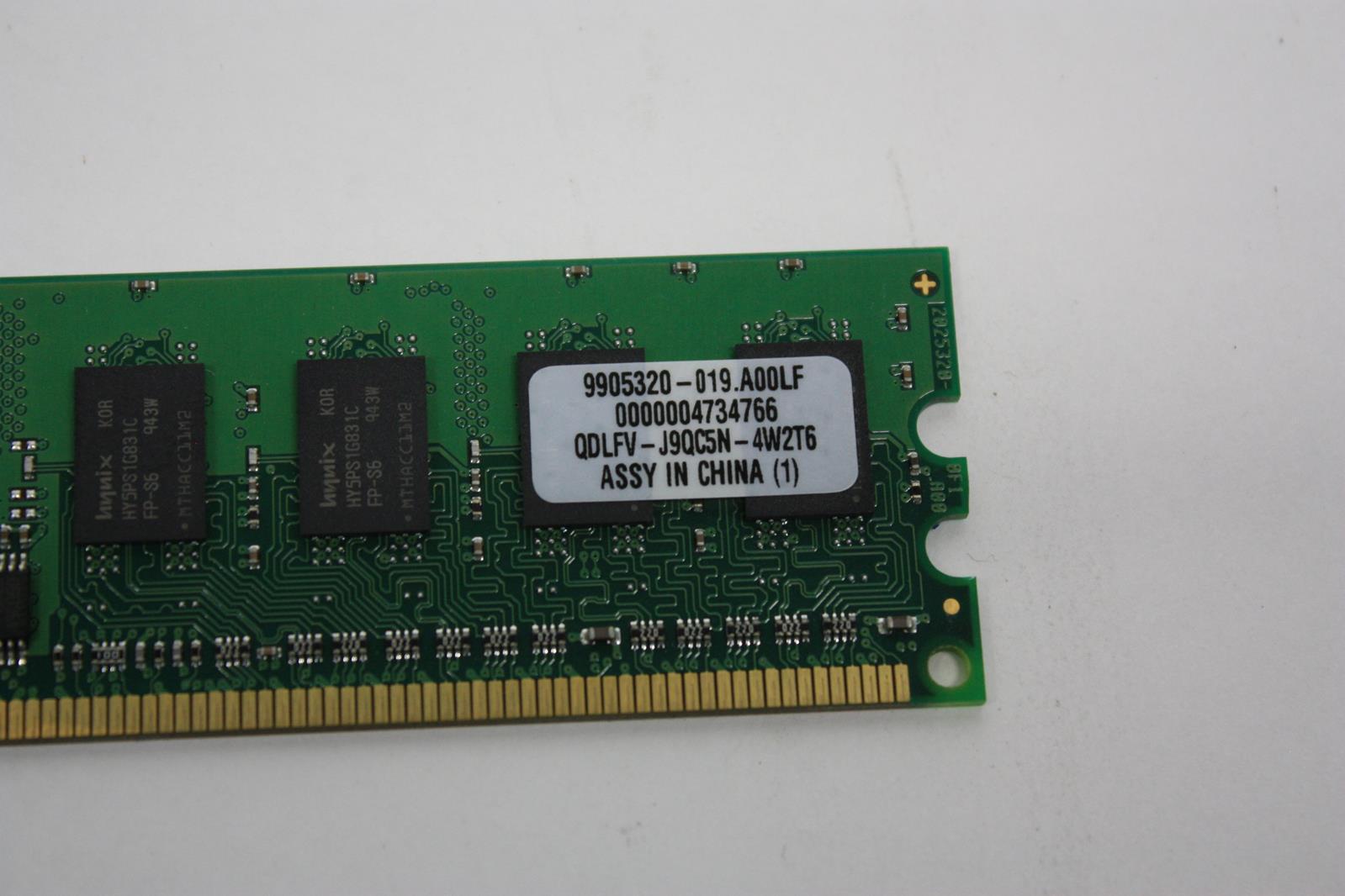 KVR667D2E5/1G KINGSTON 1GB PC2-5300 DDR2-667MHZ ECC UNBUFFERED CL5 240-PIN DIMM