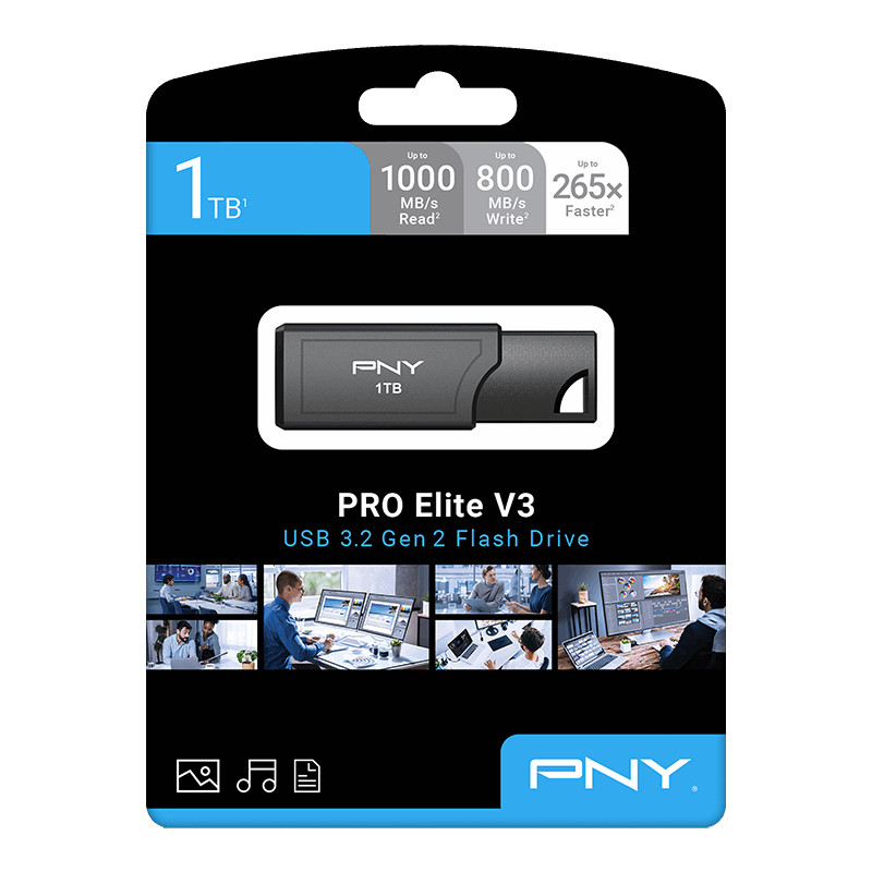 NEW✅ PNY 1TB PRO Elite V3 flash drive⭐USB 3.2 Gen 2🔥ULTRA FAST ⭐FREE SHIPPING