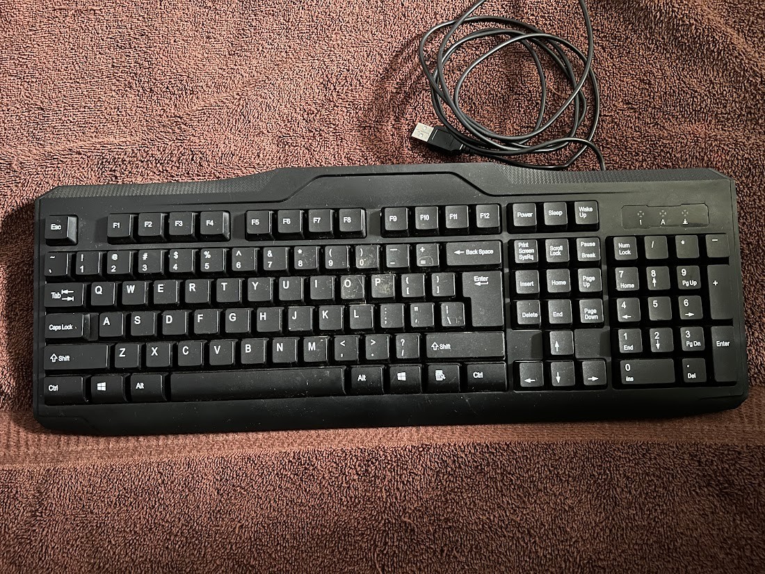 iMicro USB keyboard Model KB-US9851 Color Black
