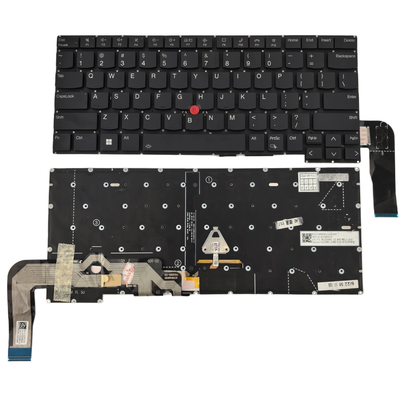 Genuine T14s Gen 3 Gen 4 US Backlit Keyboard for Lenovo ThinkPad E14 Gen 5 Gen 6