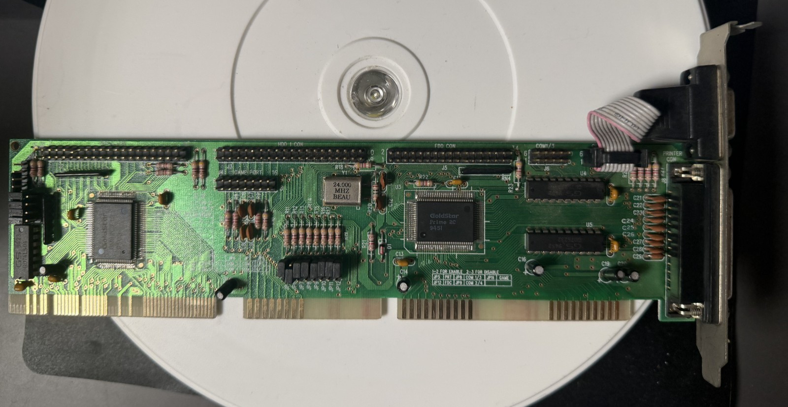 GoldStar PRIME 2C 9451 ISA Multi-I/O Controller for 286 386 486 PCs