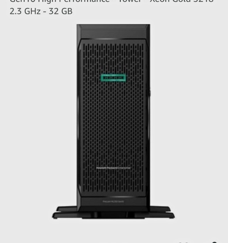 HPE ProLiant ML350 Gen10 Enterprise Server – Dual Xeon Gold