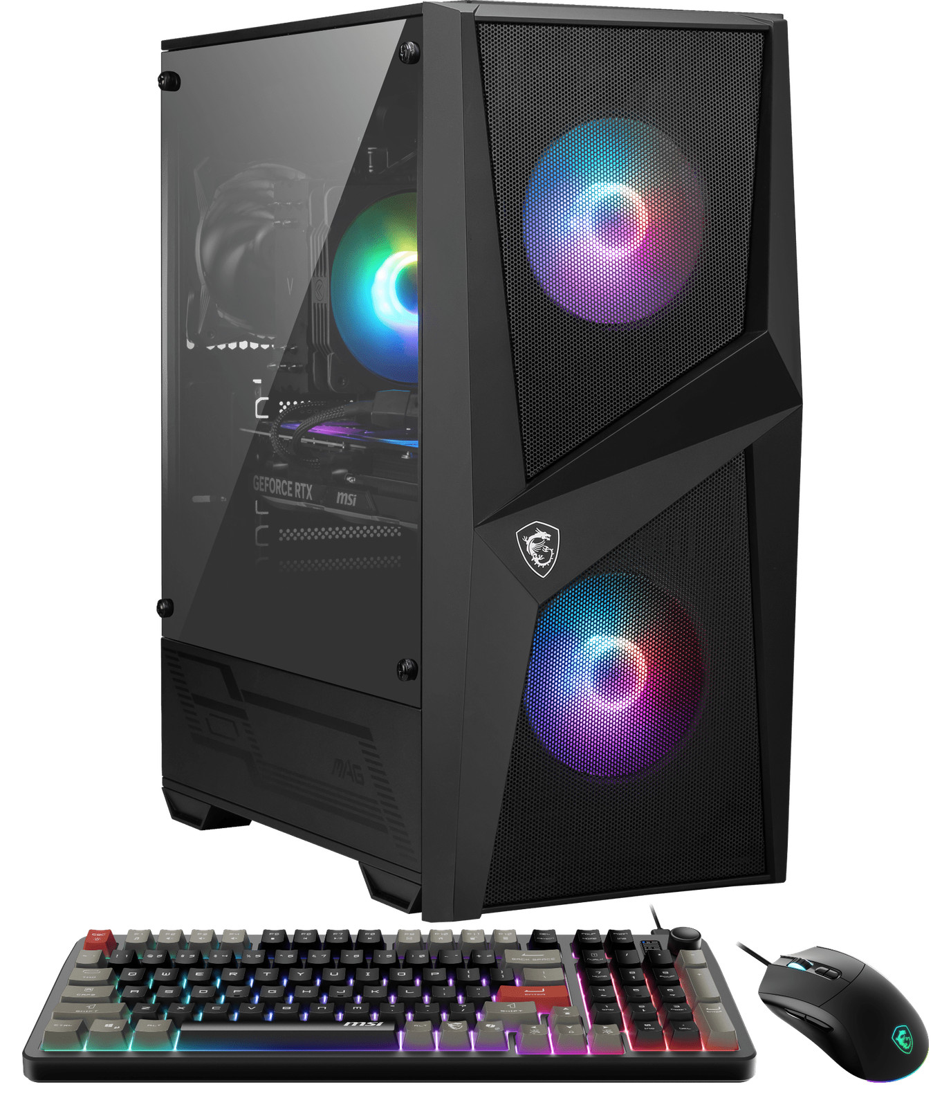 MSI Codex R2 AI Gaming Desktop, Intel Ultra 7 265F Processor, NVIDIA GeForce RTX