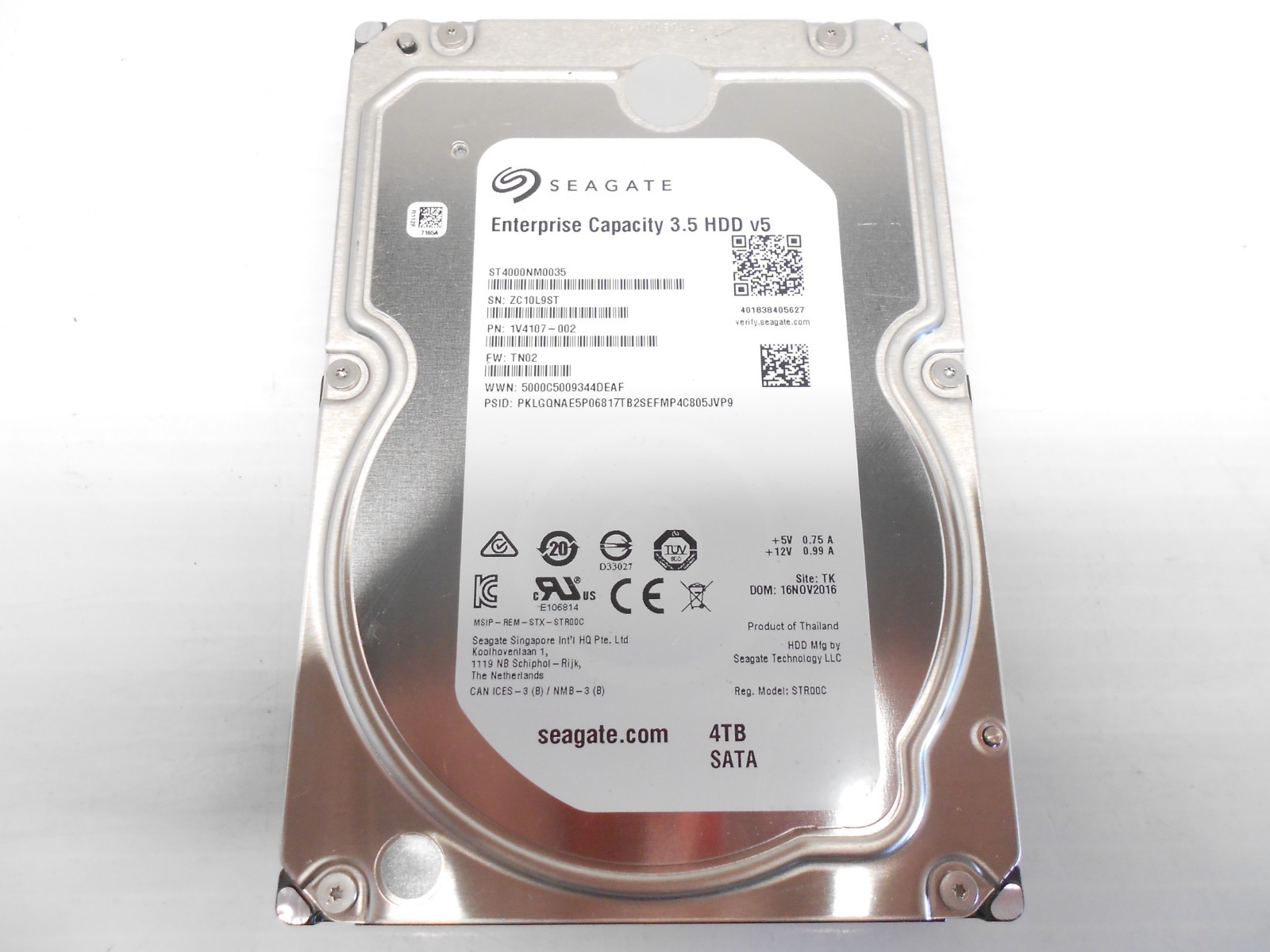 Seagate 4TB 3.5" SATA Desktop PC Server NAS JBOD Hard Drive ST4000NM0035 95-99%