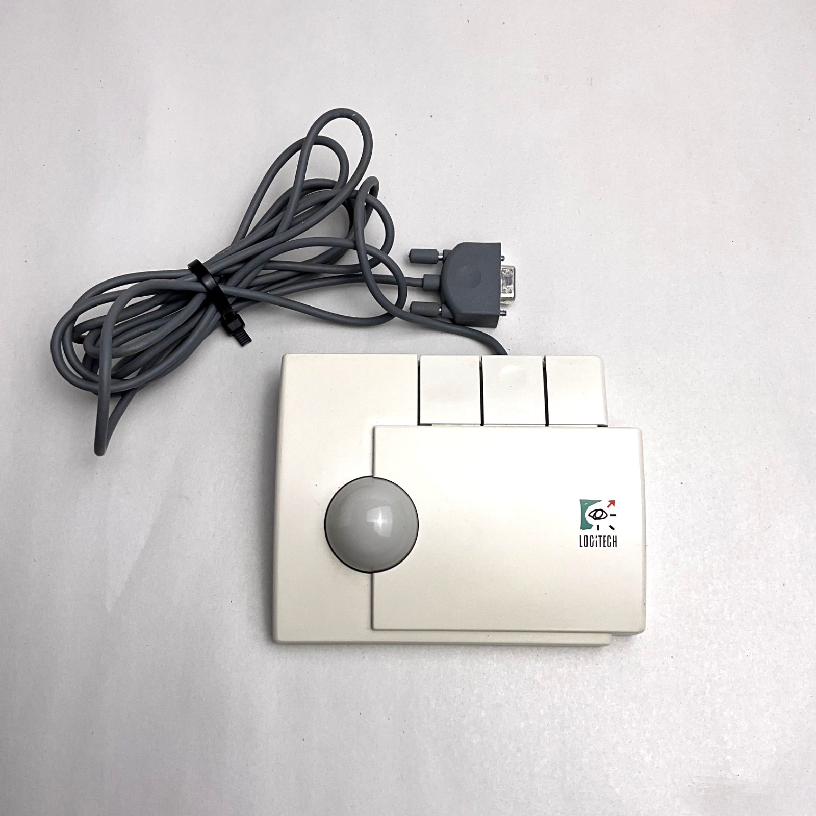 VINTAGE LOGITECH TRACKMAN MODEL NUMBER T-CA1-9F NOT TESTED