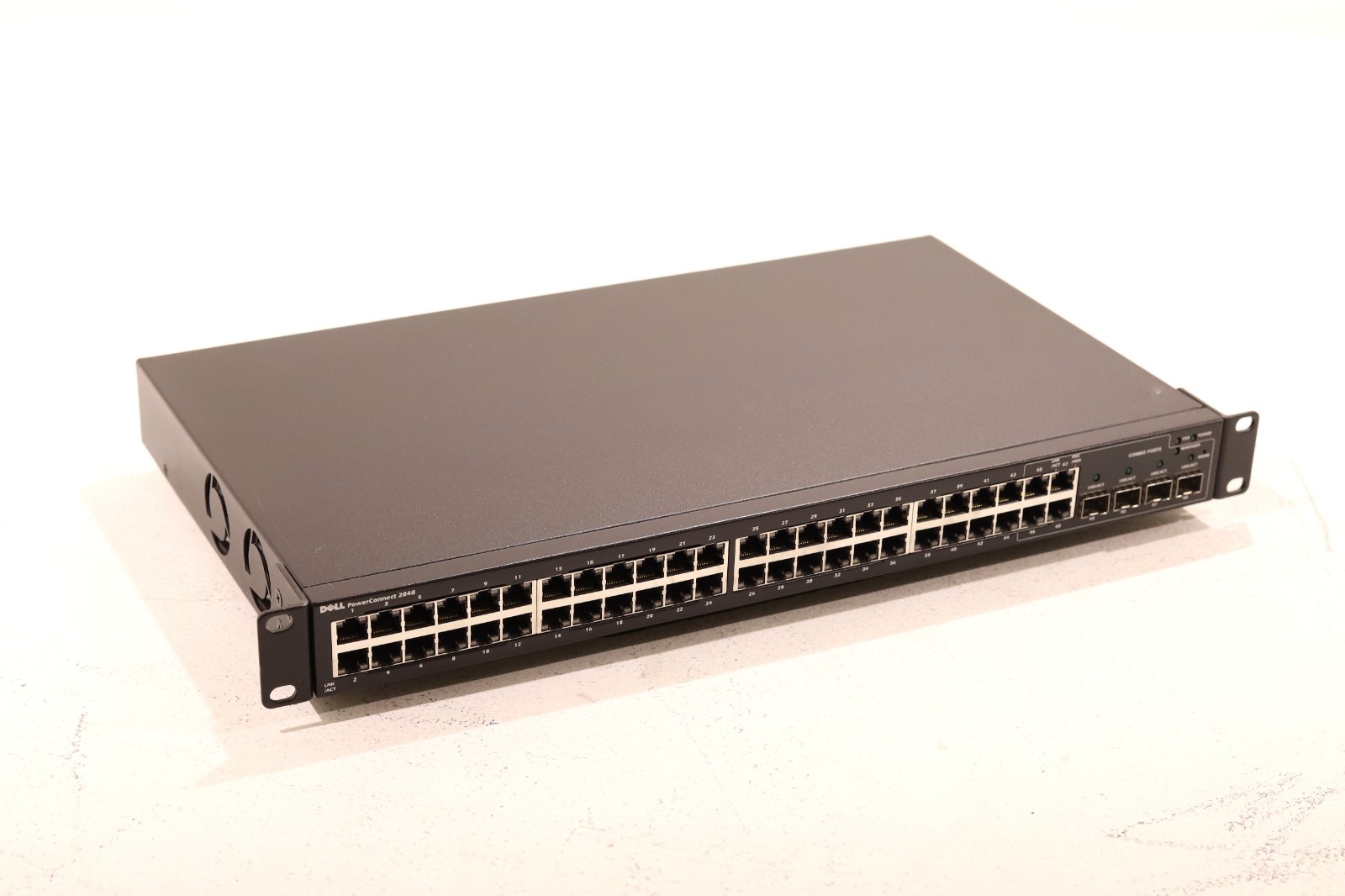 Dell PowerConnect 2848 48-Port Gigabit Managed Ethernet Network Switch with Ears