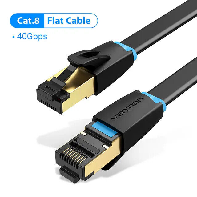 Vention CAT8 Ethernet Cable STTP 40Gbps 2000Mhz Cat 8 RJ45 Network Lan Patch 