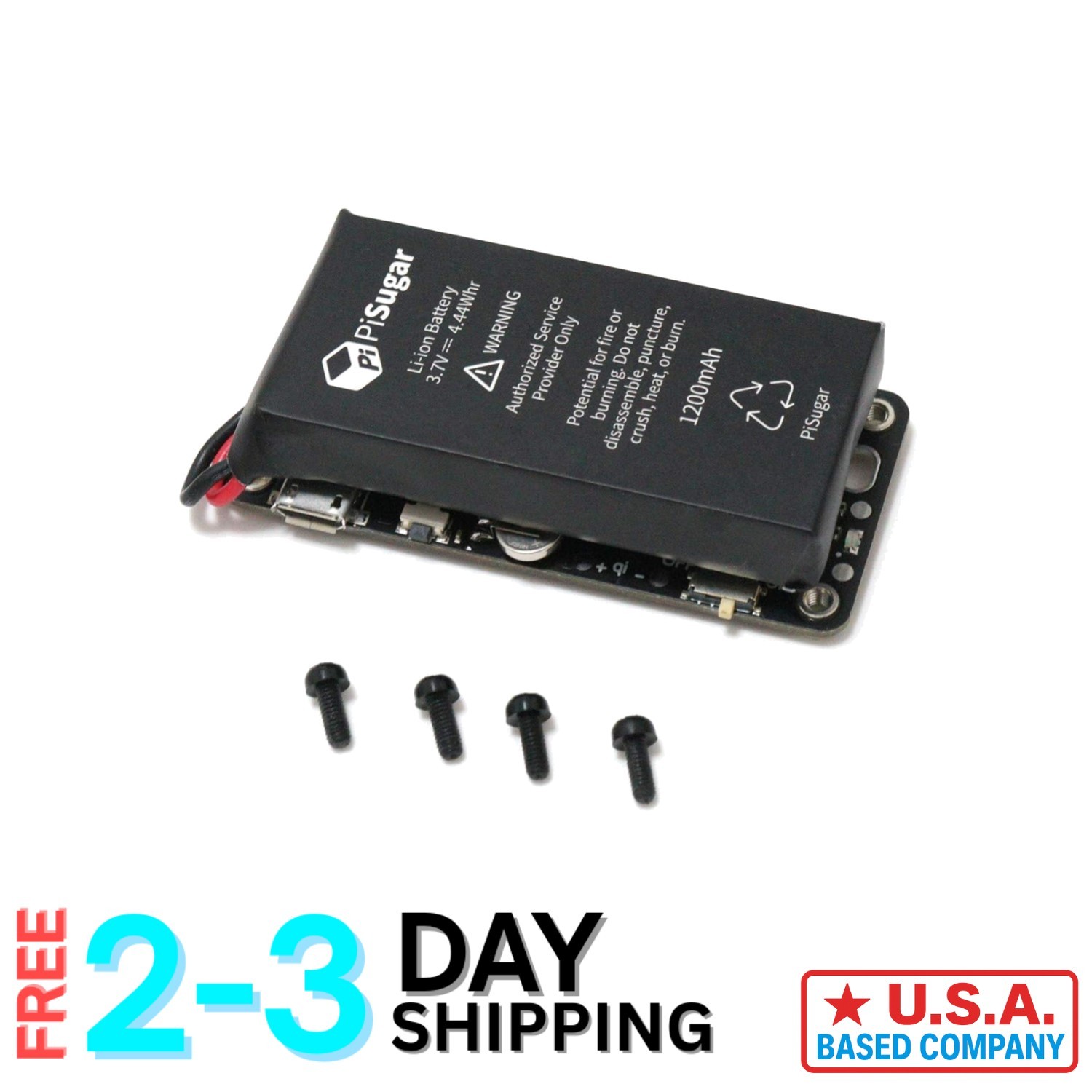 Easily Upgradable Pisugar2 Pwnagotchi Module for Raspberry Pi Zero W/WH Devices