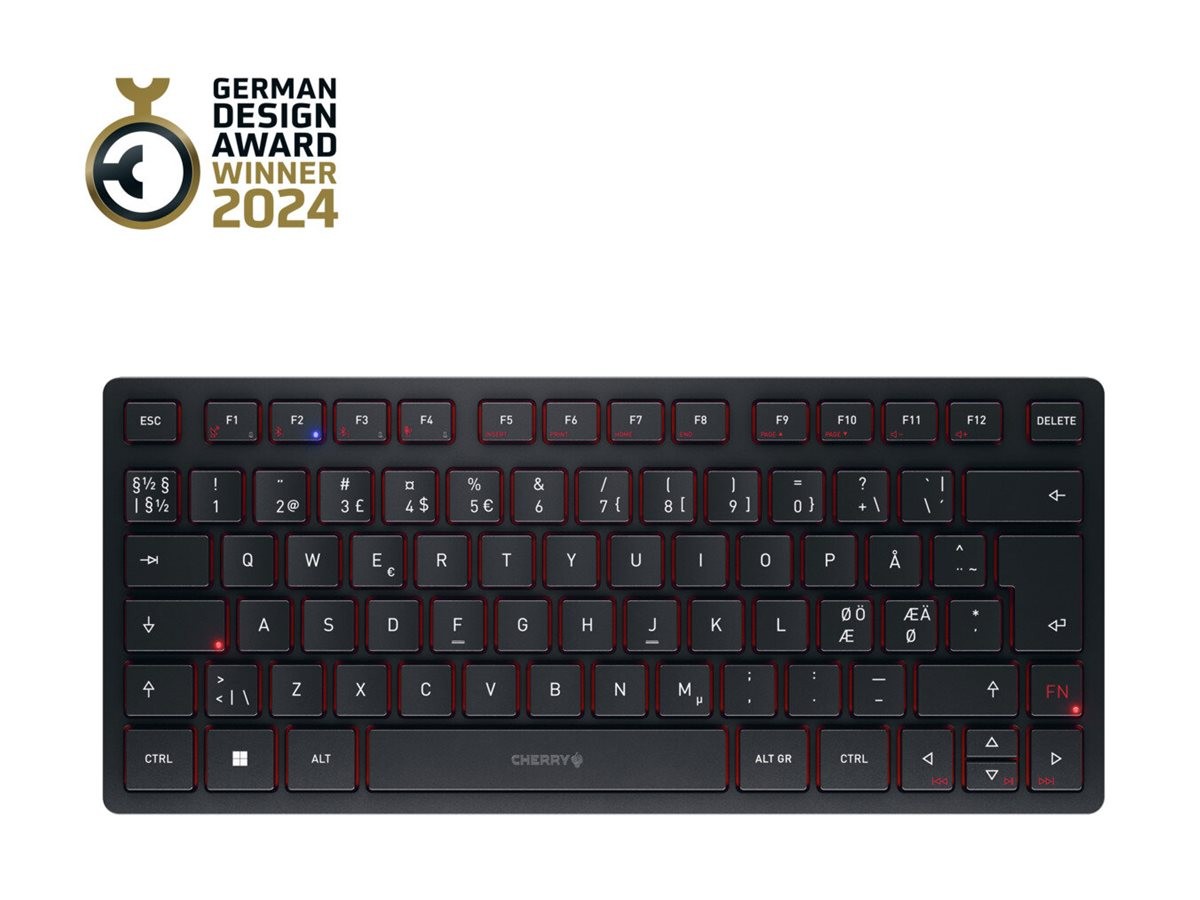CHERRY KW 9200 MINI Keyboard wireless 2.4 GHz, Bluetooth 5.0 JK-9250PN-2