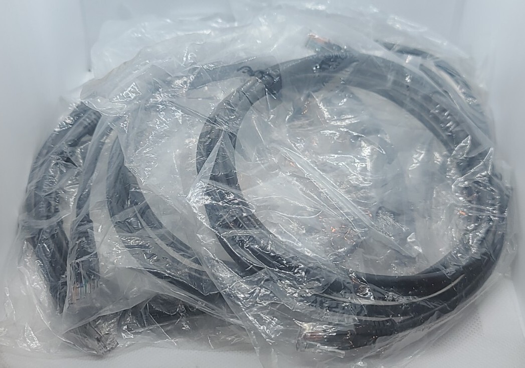  6X 6ft Cat5E RJ45 Ethernet  Patch Cables 