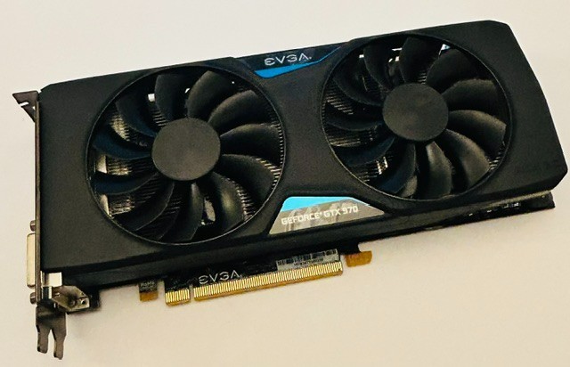 4GB EVGA GeForce GTX970 SC ACX 2.0 GDDR5 2 x DVI DP HDMI PCI-e Graphics Card