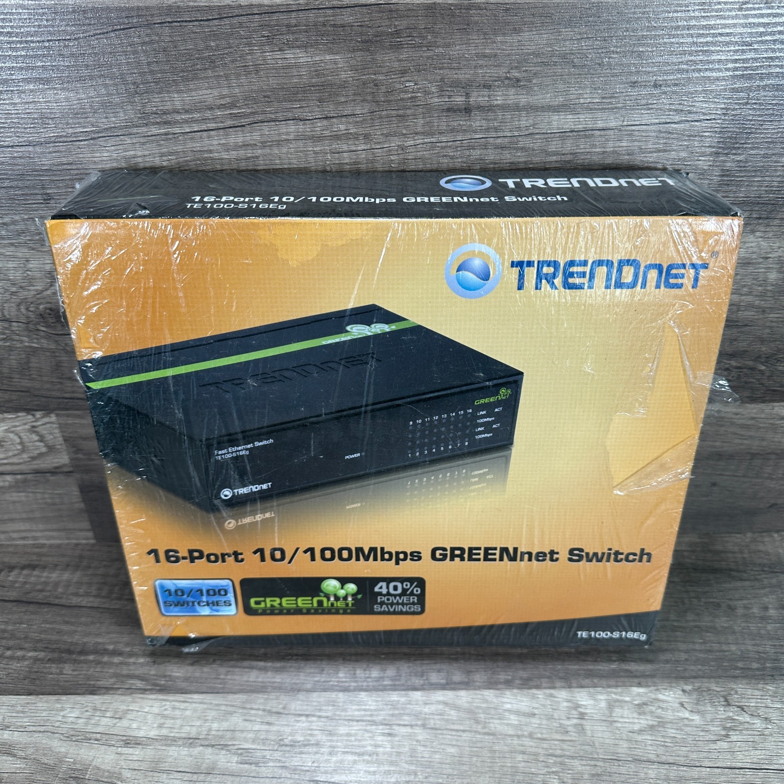 Trendnet 16 Port 10/100MBPS GreenNet Network Switch TE100-S16Eg