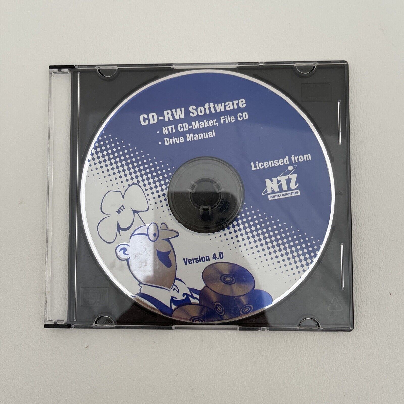 NTI CD Maker File CD w/ Drive Manual Version 4.0