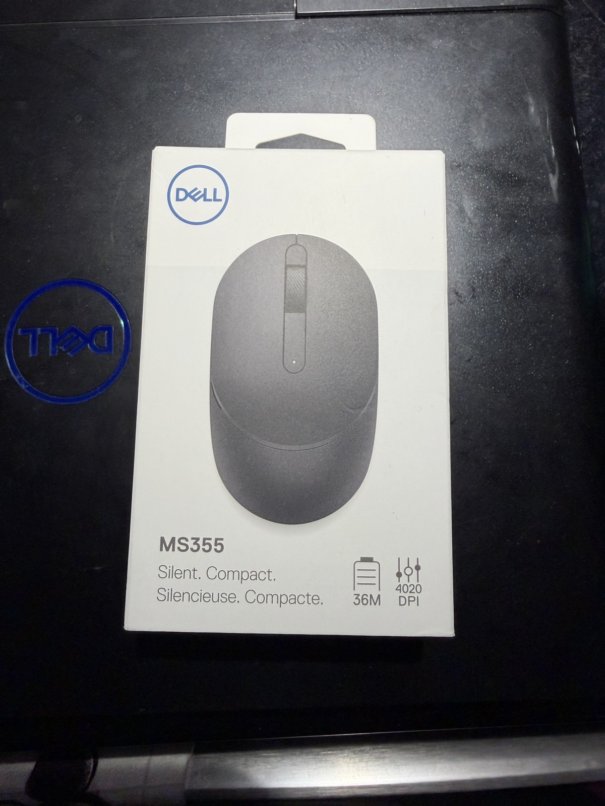 Dell -  MS355 Silent Compact Wireless 36m 4020dpi Mouse
