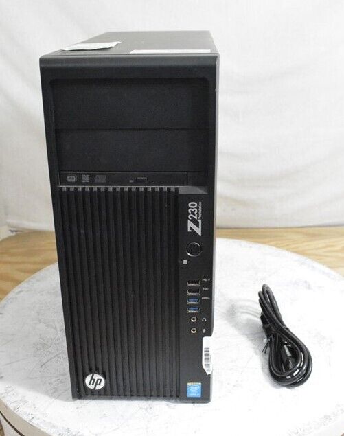 HP Z230 Workstation F1M15UT#ABA Tower Core i5-4590 3.3GHz 8GB 120GB SEE NOTES