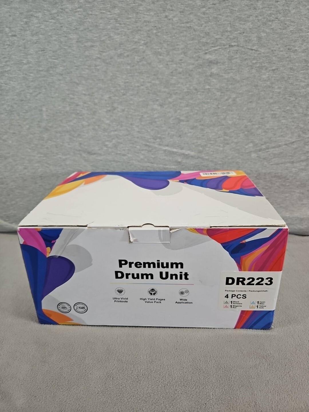 DR-223 4PCS Premium Drum Unit Magenta,Cyan,Yellow All Sealed. (B11)