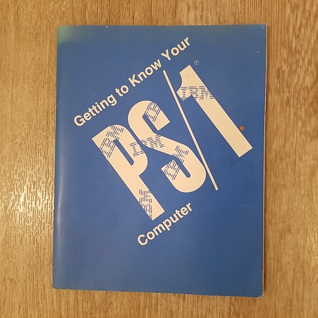 Getting to Know Your IBM PS/1 Computer - 1st Edition March 1993 Vintage Paperbck