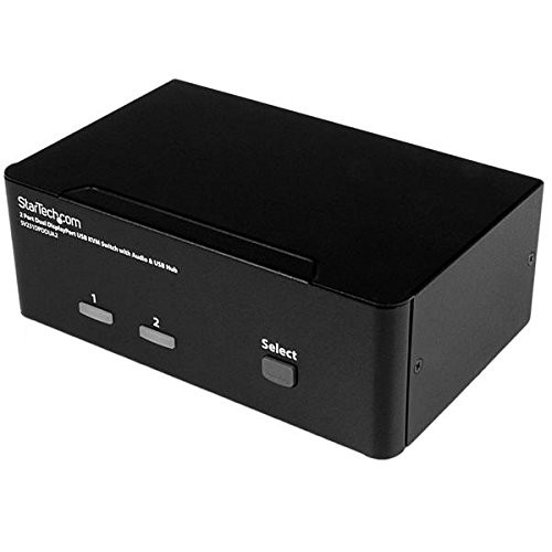 StarTech SV231DPDDUA2 2 Port DisplayPort KVM Switch 4K 60Hz