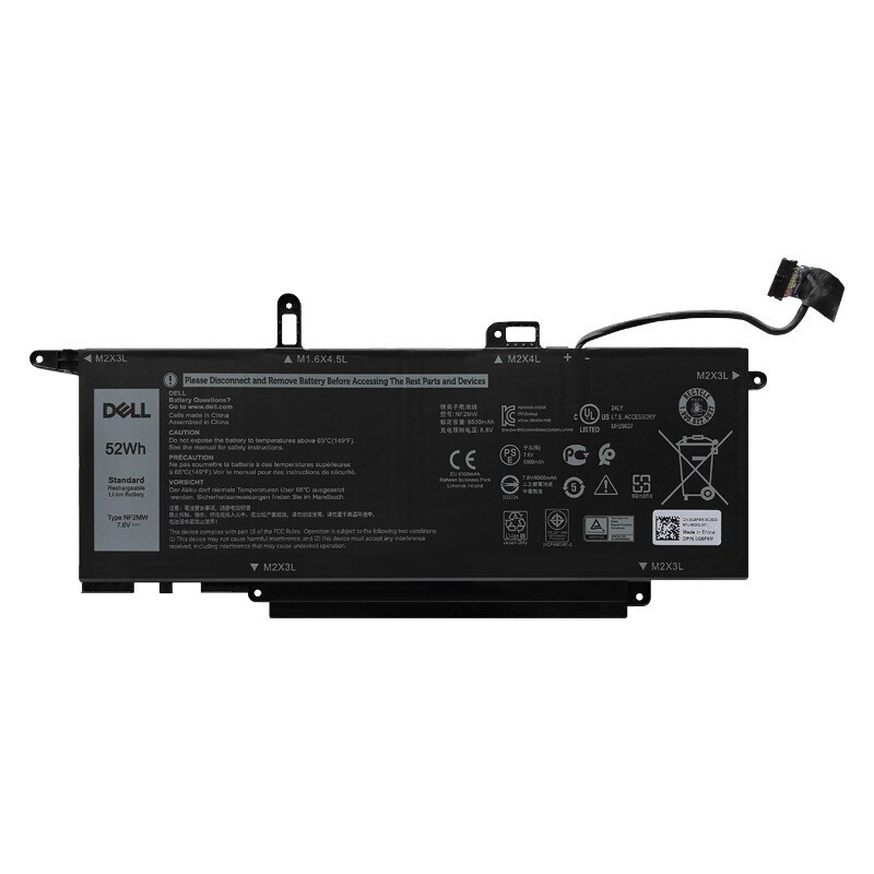 Genuine OEM NF2MW Battery For Dell Latitude 7400 2-in-1 E7260 E7270 7260 52Wh