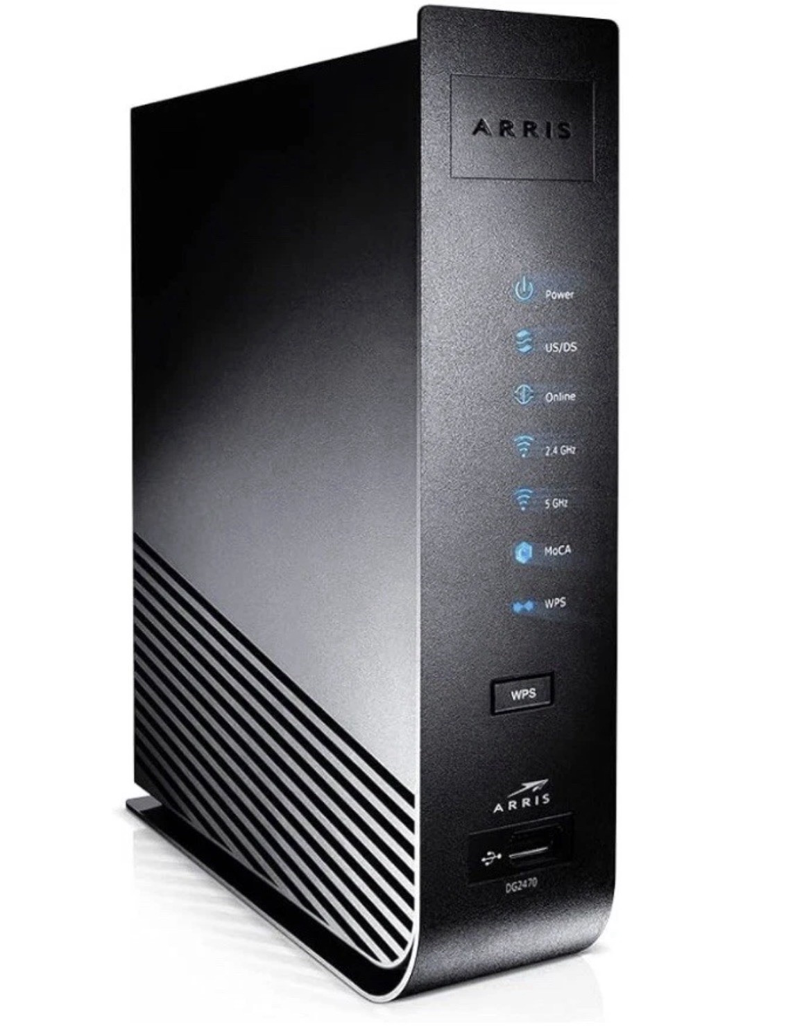 ARRIS DG2470 Dual Band Wireless DOCSIS 3.0 Cable Modem WIFI Router w/ Pwr Cord