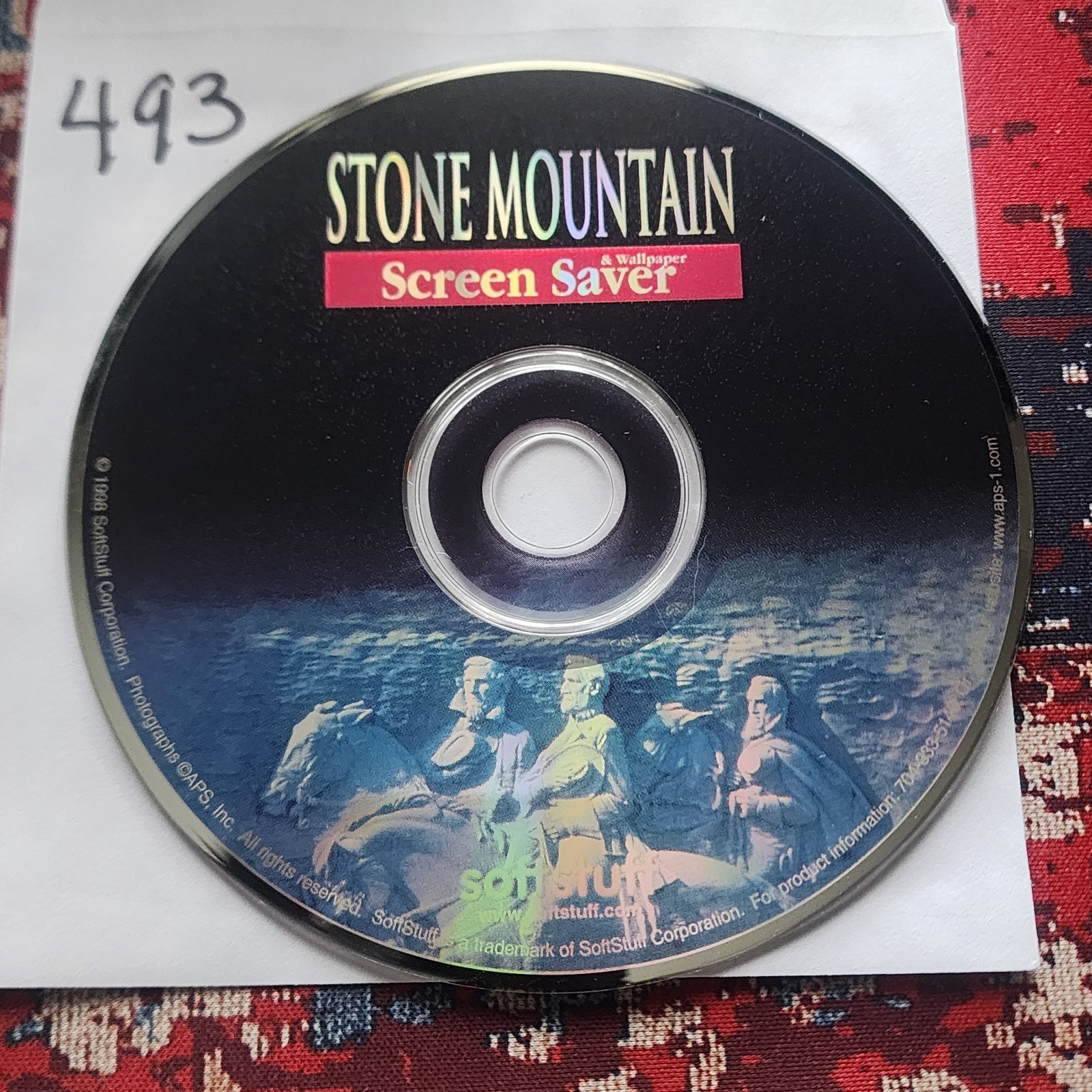 Stone Mountain Screen Saver & Wallpaper PC CD-ROM Software (Disk Only) 1996...