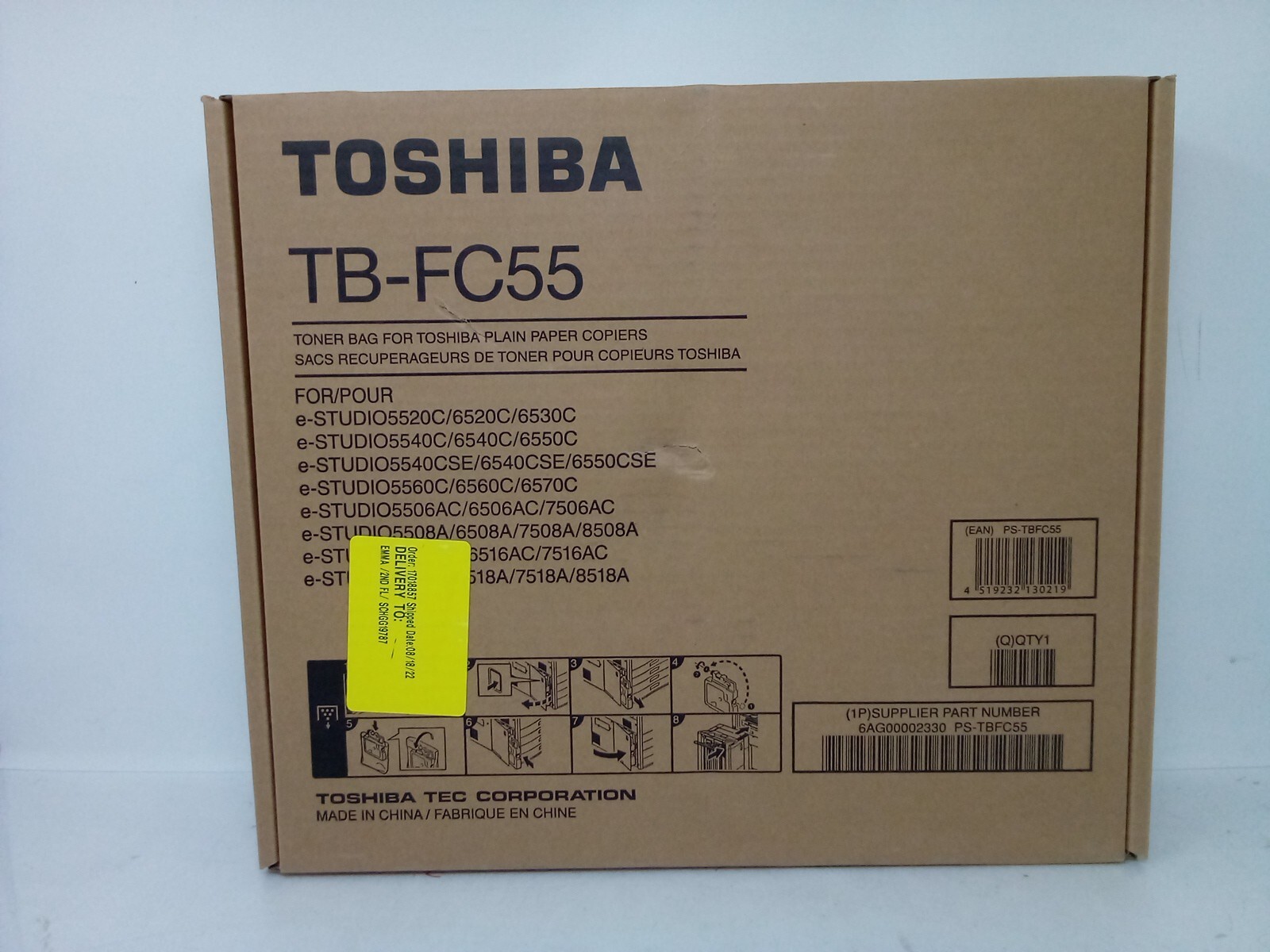 TOSHIBA TB-FC55 Toner Bag Plain Paper Copiers