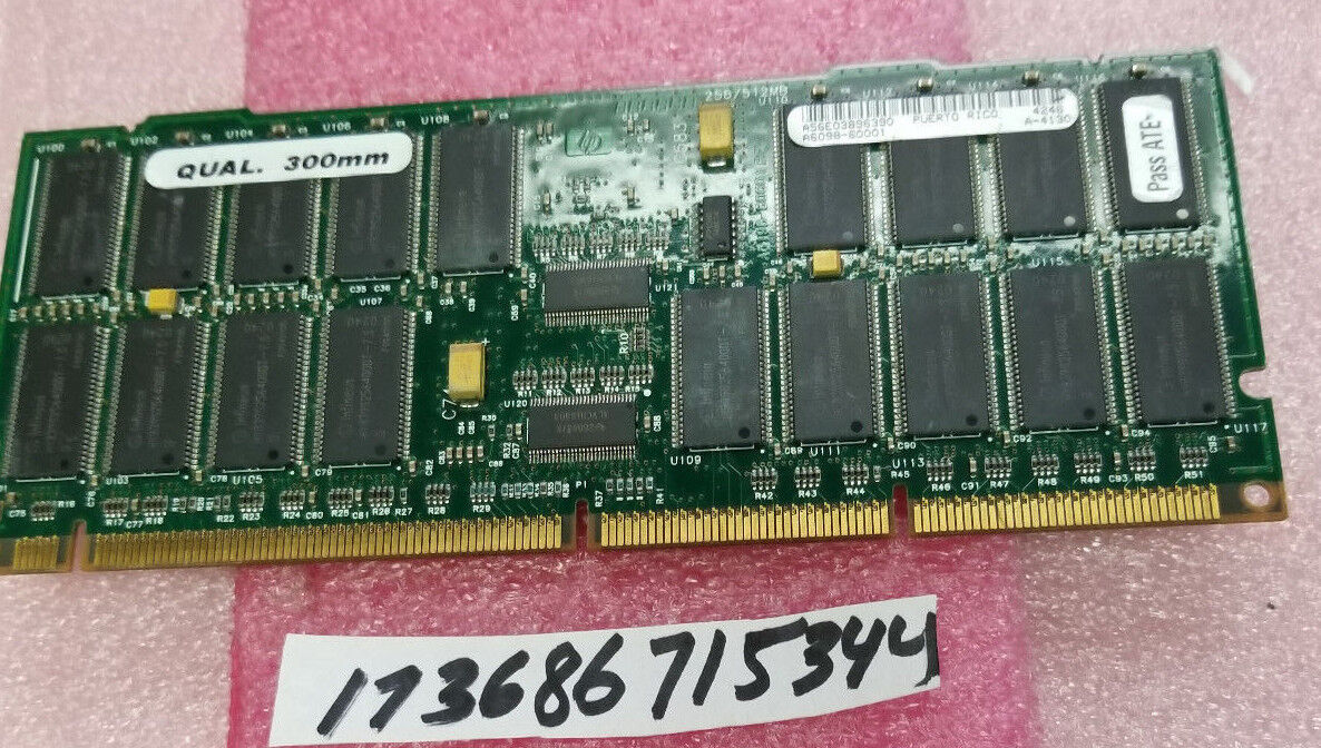HP A6098-69001 1GB PC-133 SDRAM Server Memory A6098-60001 