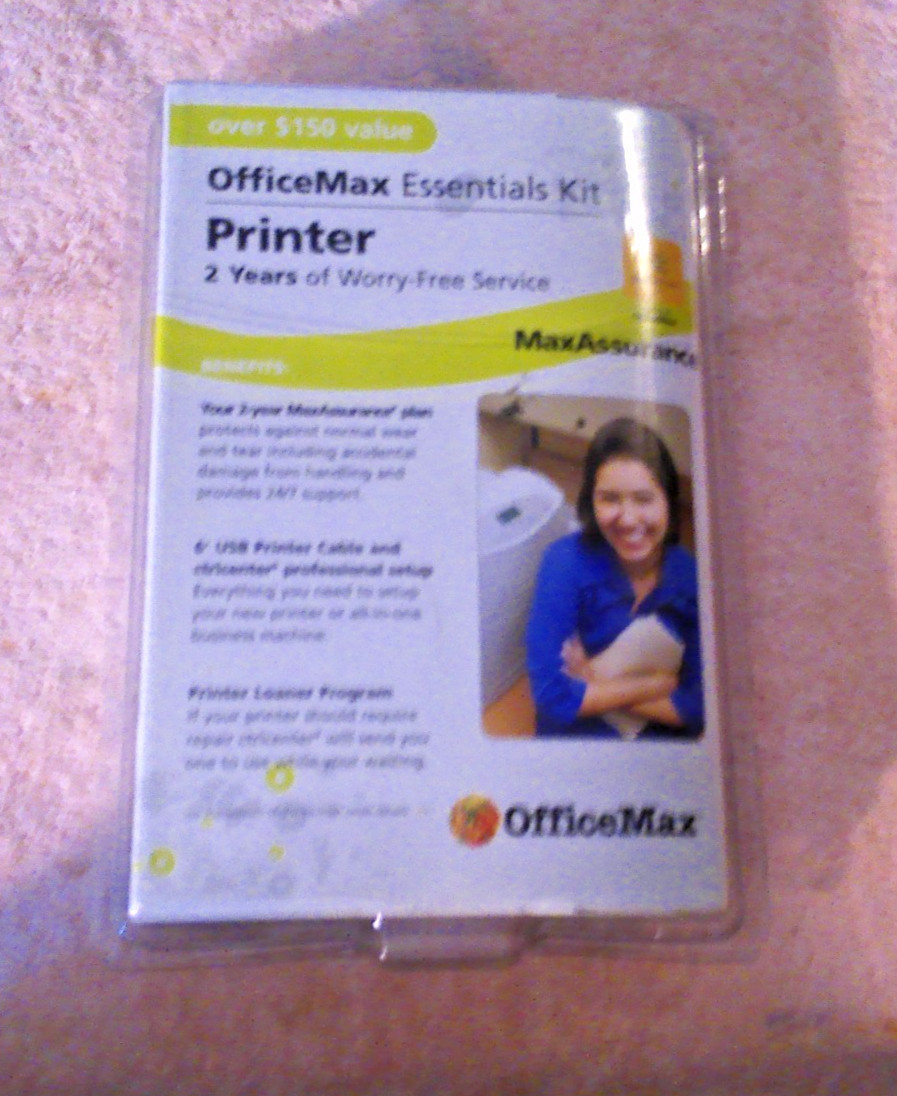 NIB OFFICEMAX ESSENTIALS KIT PRINTER MAXASSURANCE MAINTENANCE KIT