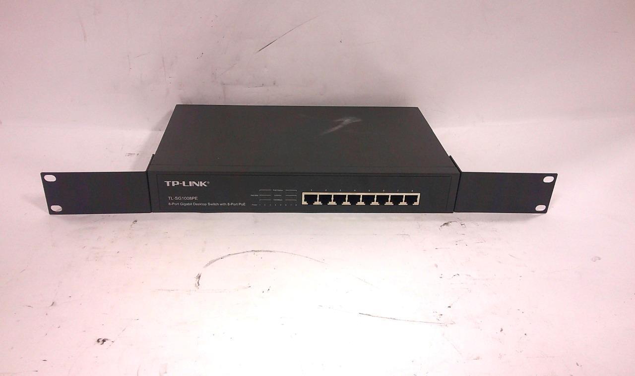 TP-Link TL-SG1008PE 8-Port Gigabit Desktop Switch with 8-Port PoE