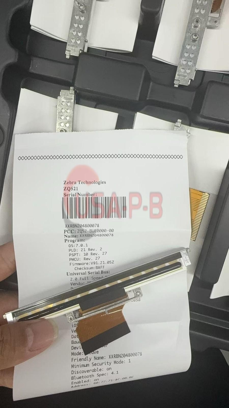 US New Printhead Print Head for Zebra ZQ521 Thermal Label Printer P1109578-002
