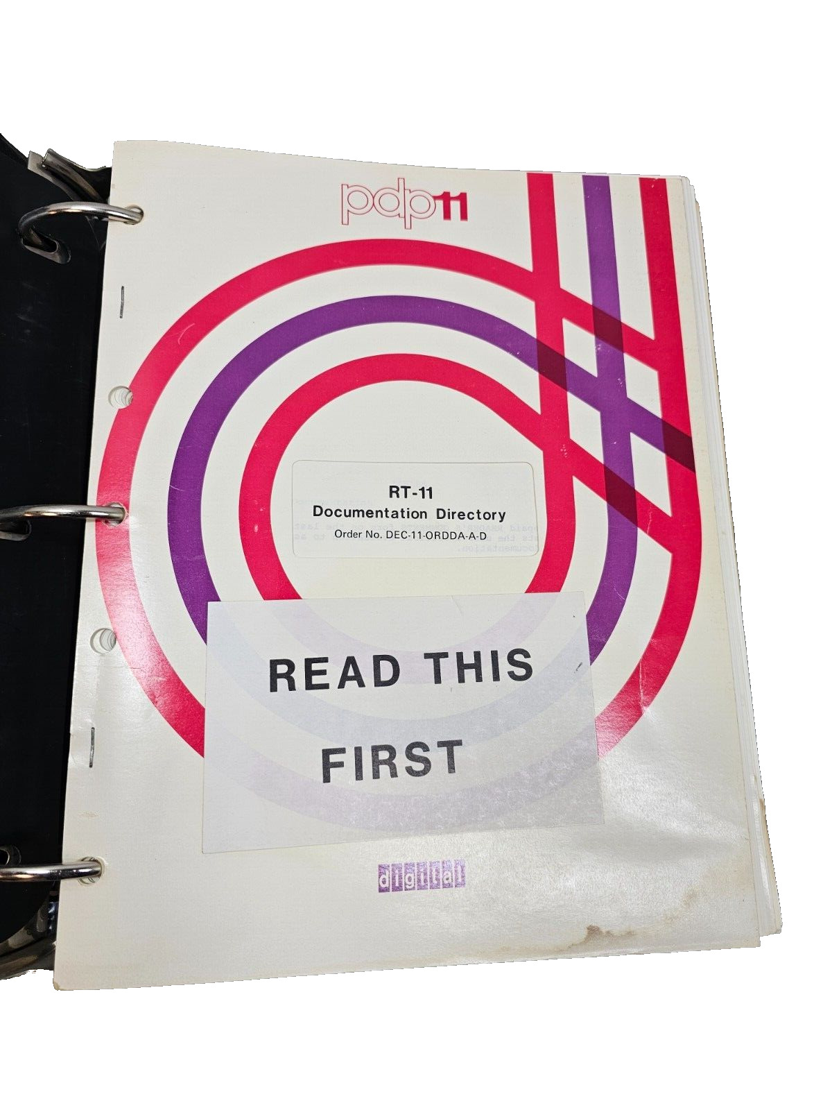 Vintage 1976 Digital DEC PDP11 RT-11 System/Software Manual Guide Lot, 5x Pcs