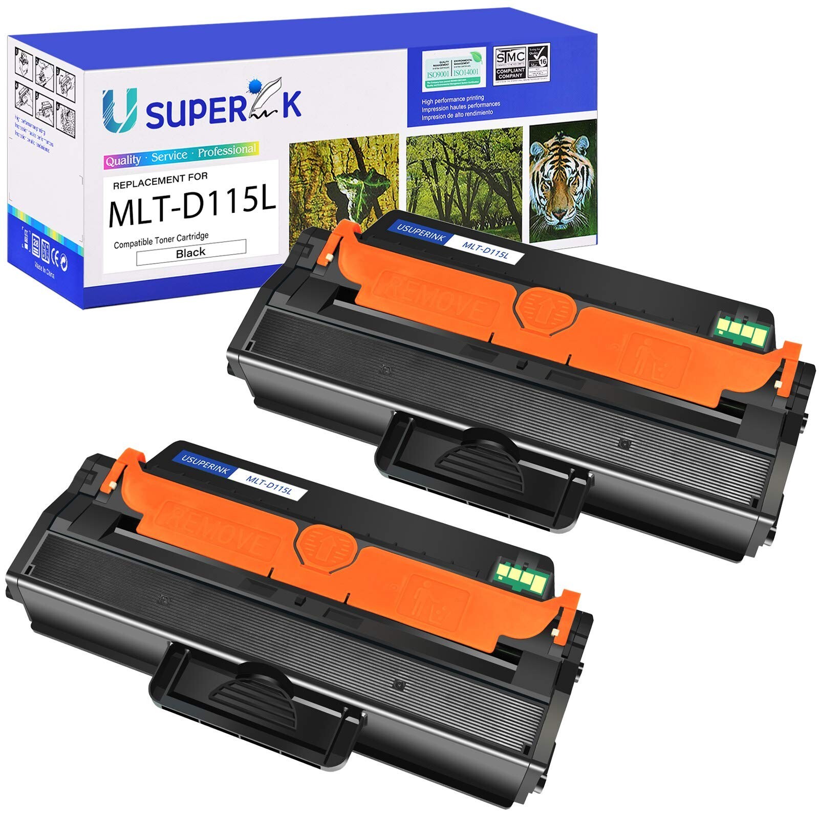 2 Pack Premium High Yield Toner Cartridge Replacement Compatible for Samsung ...
