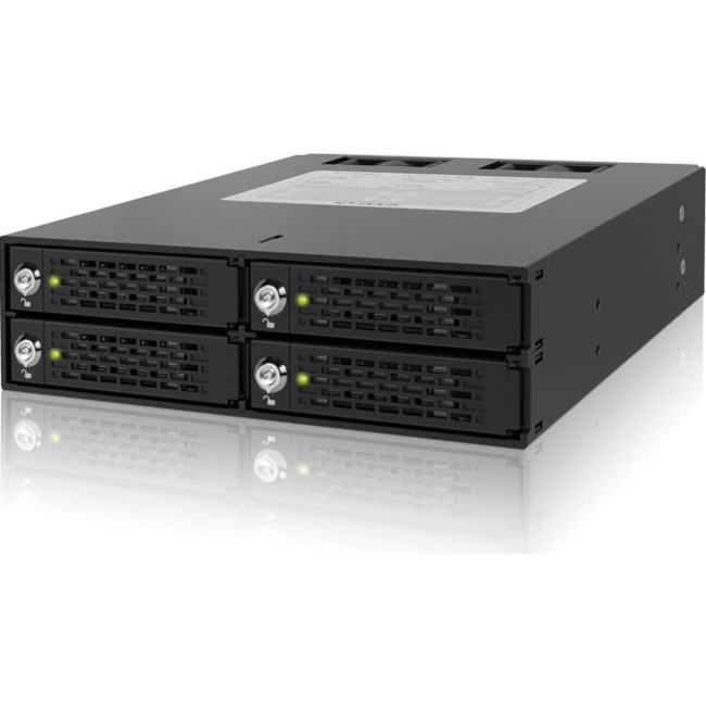 Icy Dock ToughArmor 4 Bay 2.5? SATA/SAS HDD/SDD Backplane Cage w/ Locking Trays