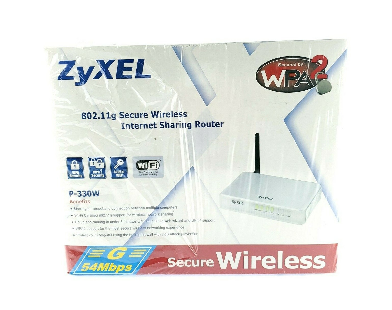  Zyxel Secure Wireless Internet Sharing Router P-330W G 54MBPS USA Seller