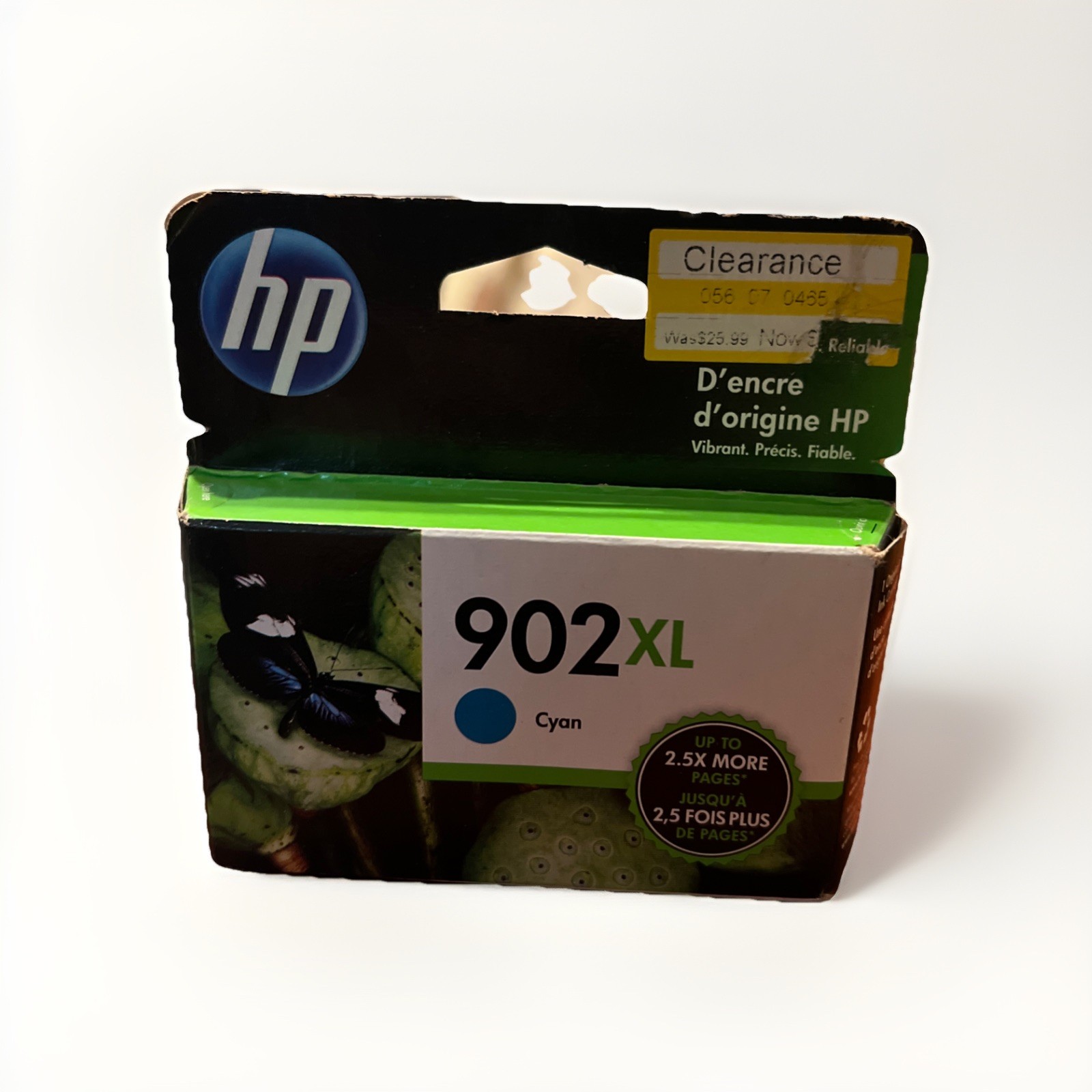 New Genuine HP 902XL Cyan In Retail Box  Ink Cartridges OfficeJet Pro 6975 6968