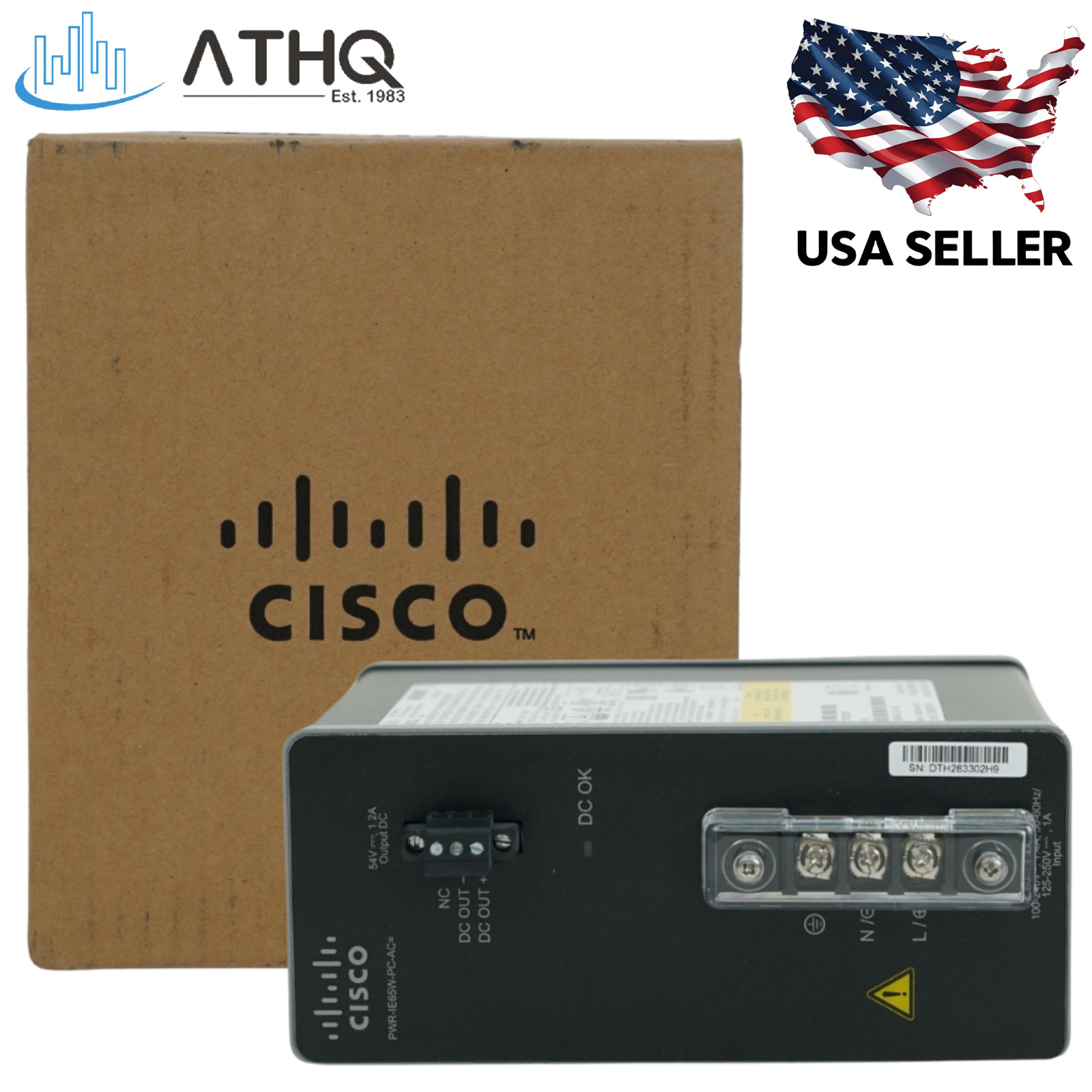 Cisco PWR-IE65W-PC-AC 65W AC to DC Power Module for Industrial Ethernet Switches