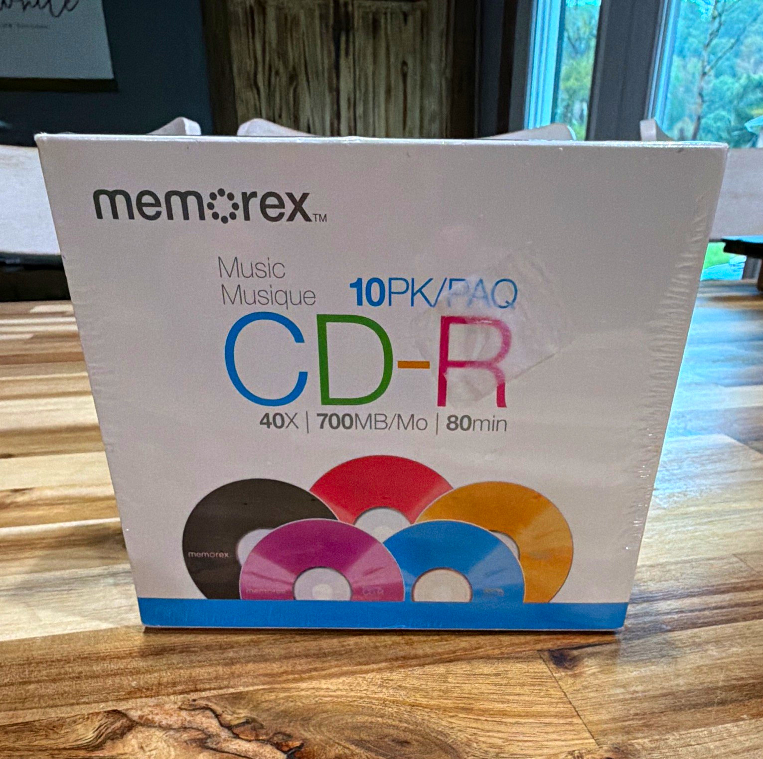 MEMOREX Music CD-R 10Pk 700MB 80 Min 40x Recordable Slim Jewel Cases