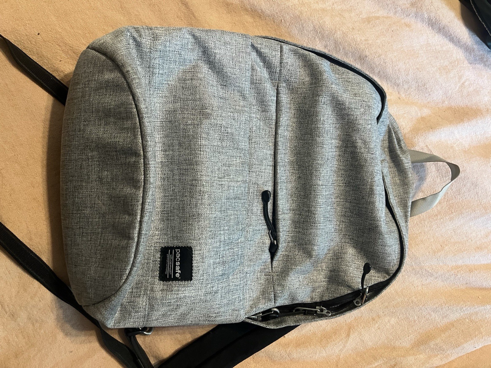 Pacsafe Slingsafe LX300 Anti-Theft Backpack, Tweed Grey