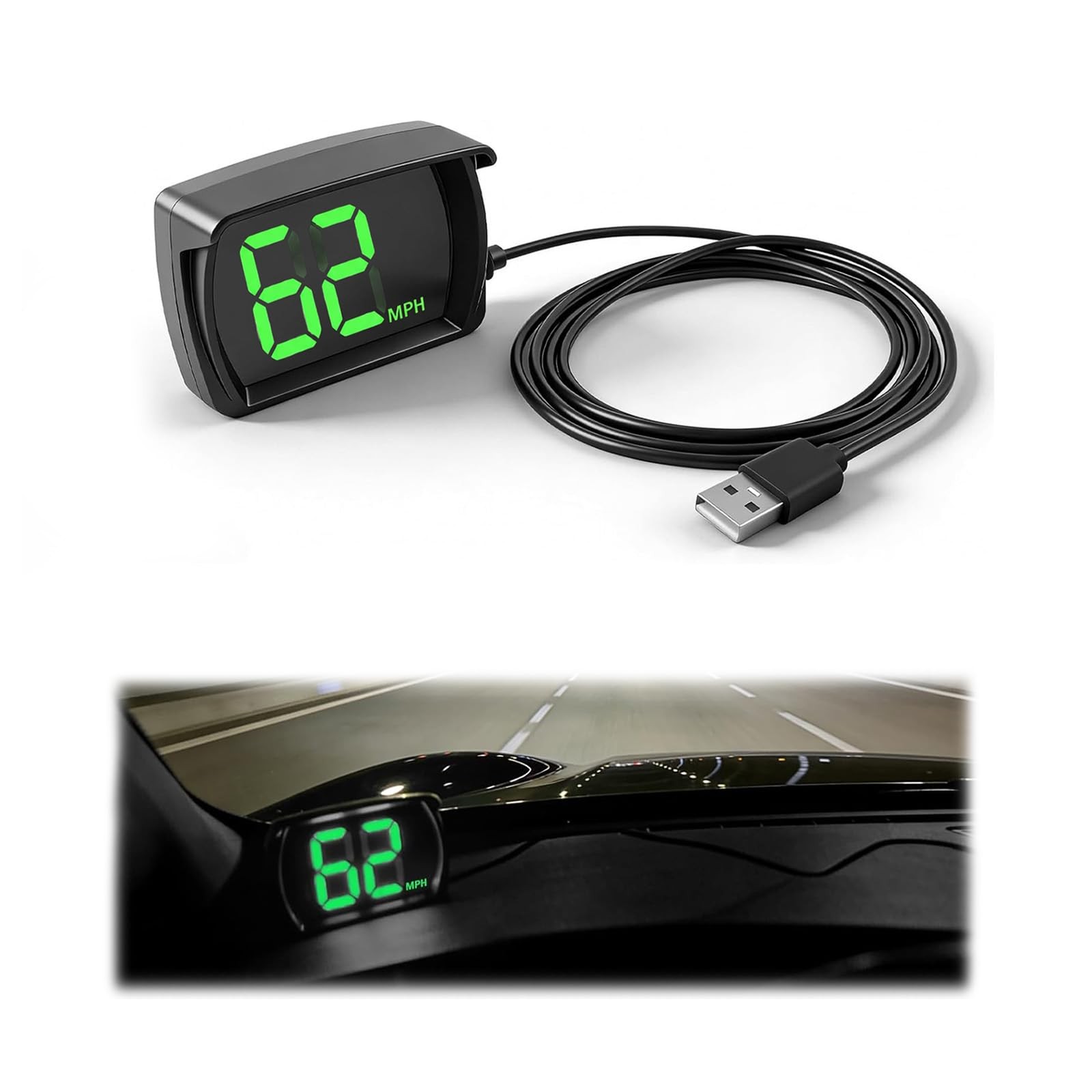 HD Digital Speedometer for Car with Large Font Design,2026 Upgraded GPS Speed...