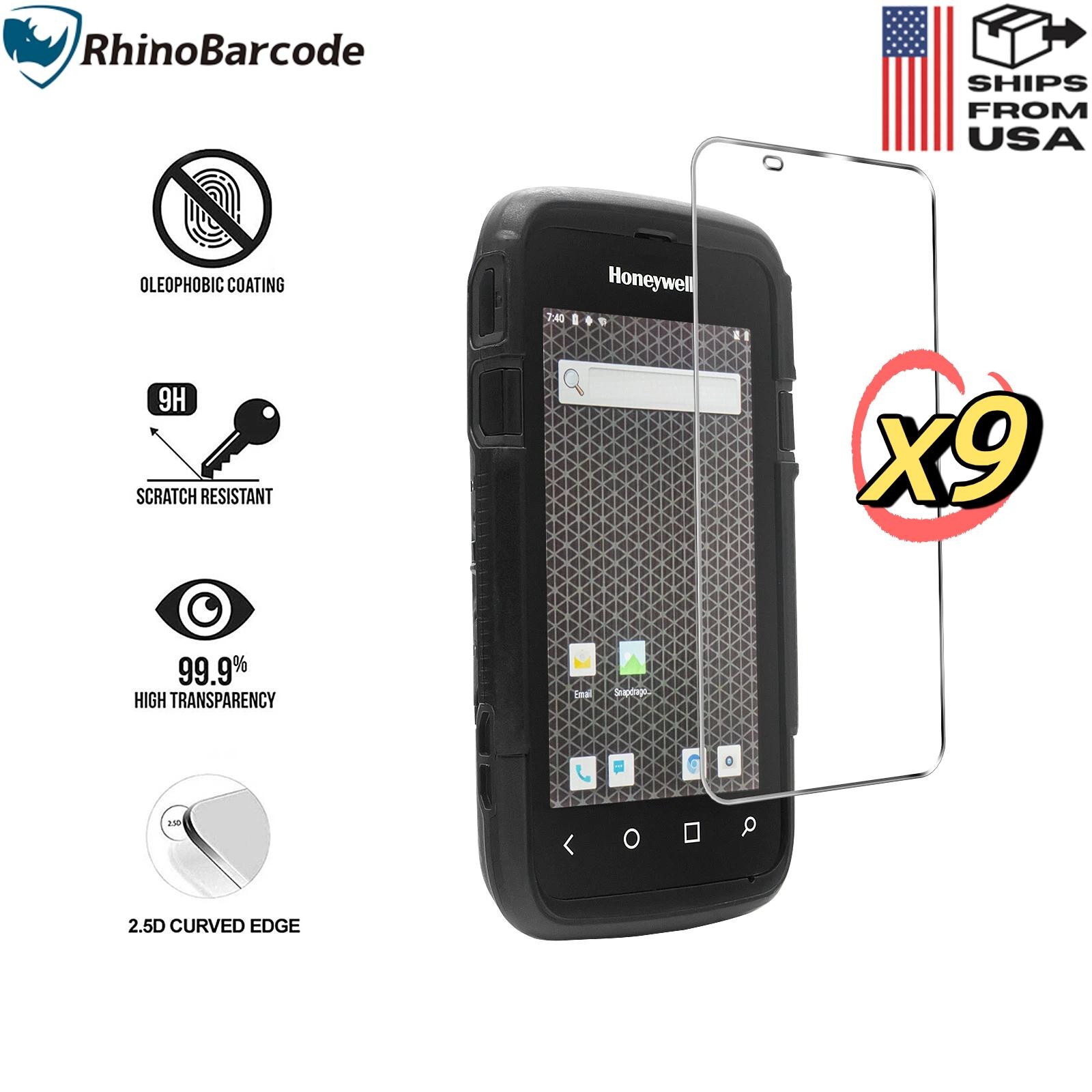 9PCS New Tempered Glass Screen Protector For Honeywell Dolphin CT60 Scanner