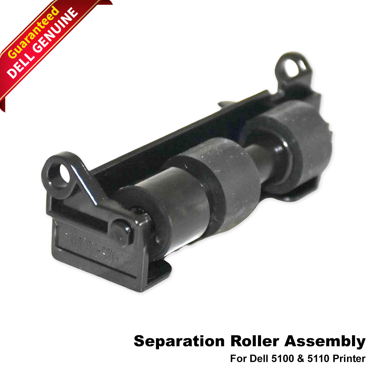 Lot x 2 New Dell 5100CN 5110CN Separation Roller Black N7591 0N7591