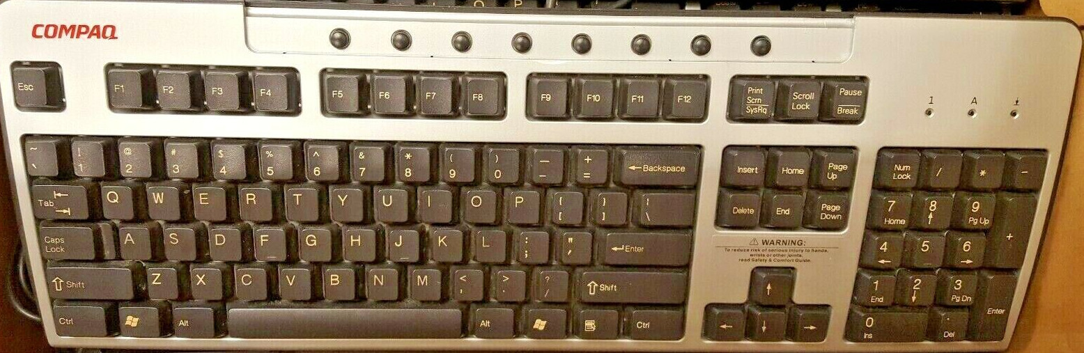 COMPAQ KB-0133 265987-008 271122-001 PS/2 Wired Keyboard