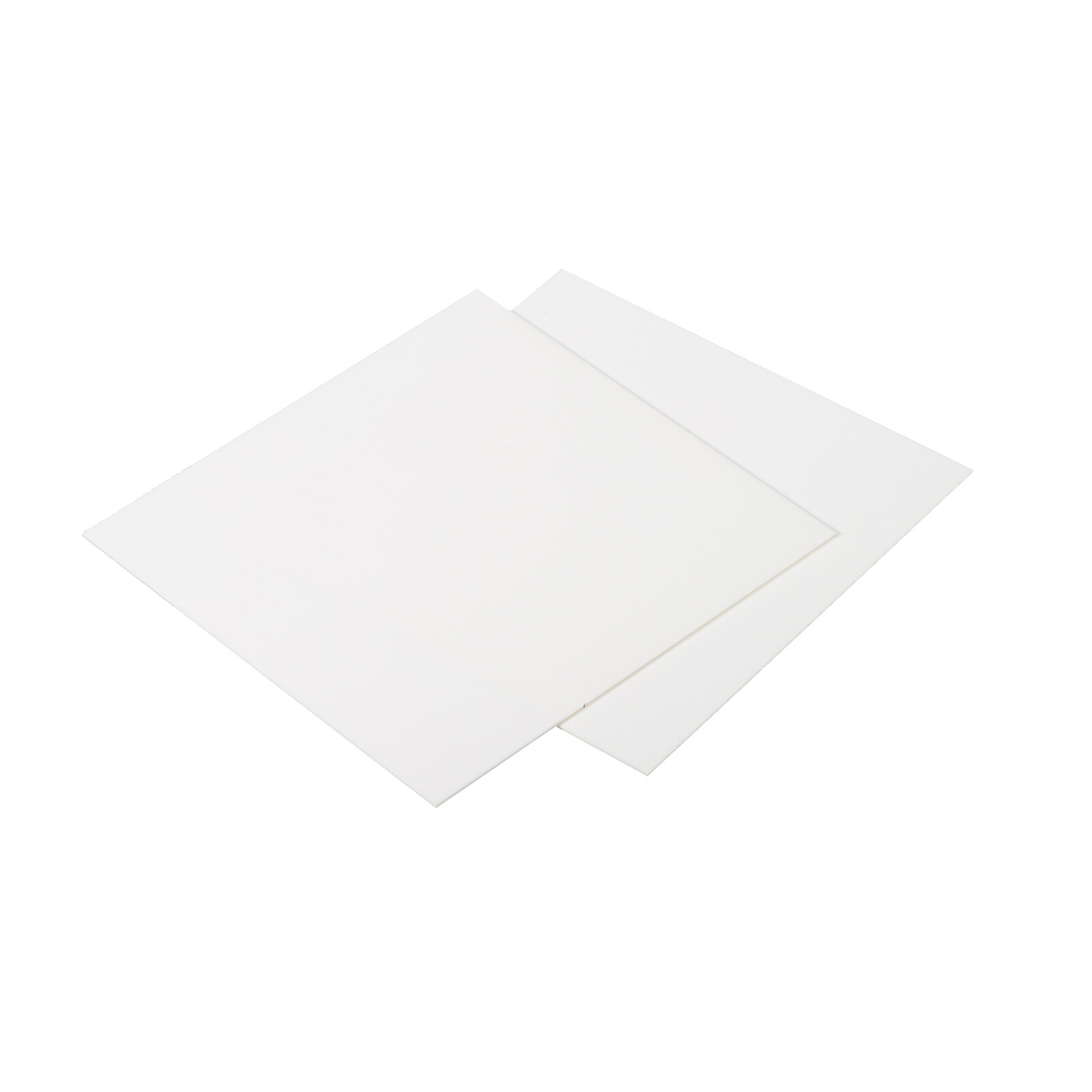 2pcs Alumina Ceramic Sheet Square Cooling Pad Insulating 100x100x1mm