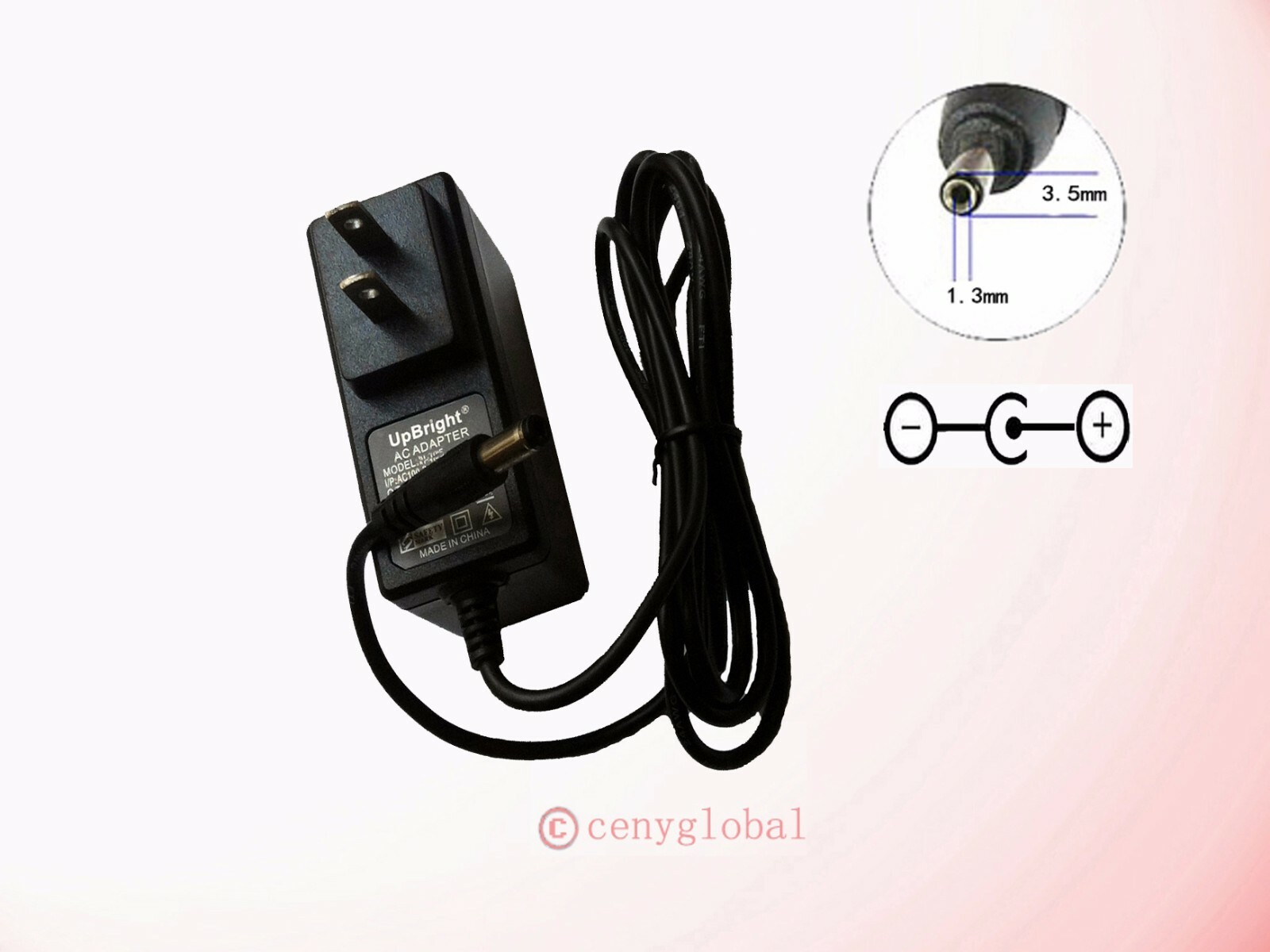AC 100V-240V Converter Adapter DC Power Supply Plug 3.5mm x 1.3mm /1.35mm Series